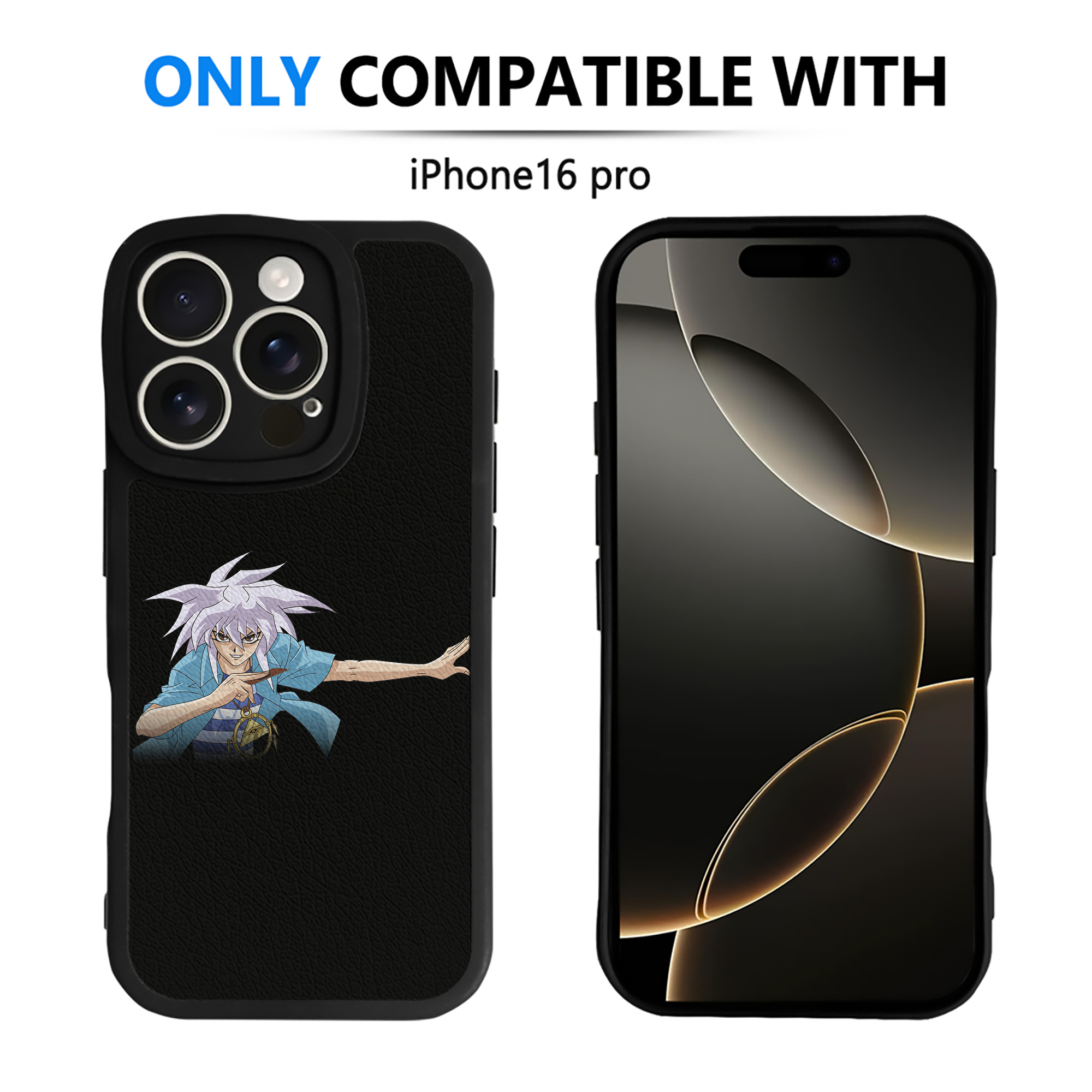 遊☆戯☆王 Yu-Gi-Oh! 【iPhone 16シリーズ対応】シリコンスマホケース（レザー調） 材質：シリコン